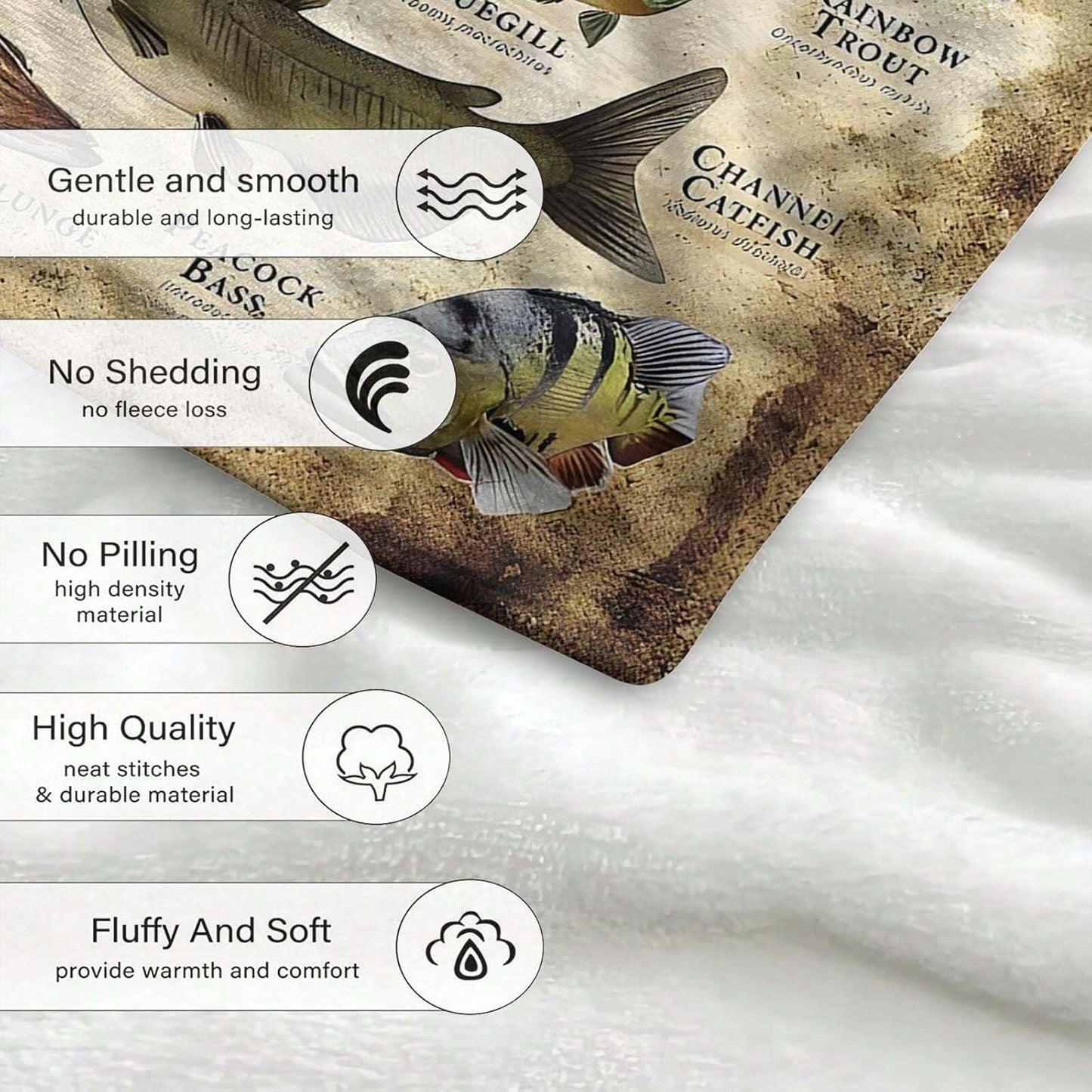 ⚡Sista dagen endast 19,99 dollar🎣Fiskeentusiasts Filtpresent