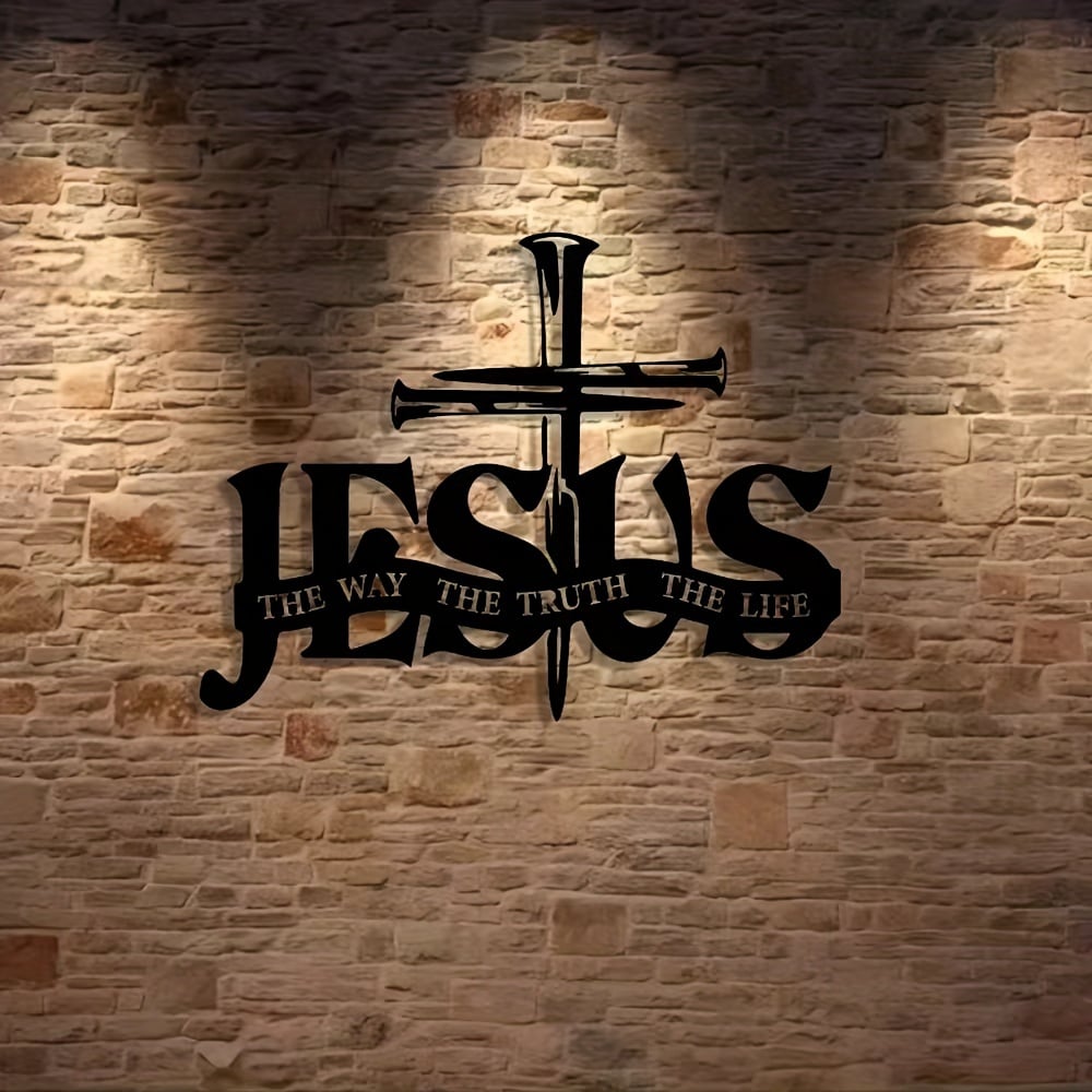 (🎁Sista dagen 49% rabatt)🔥Jesus & Cross Design Wall Art - ⌛Limiterad handgjord seri