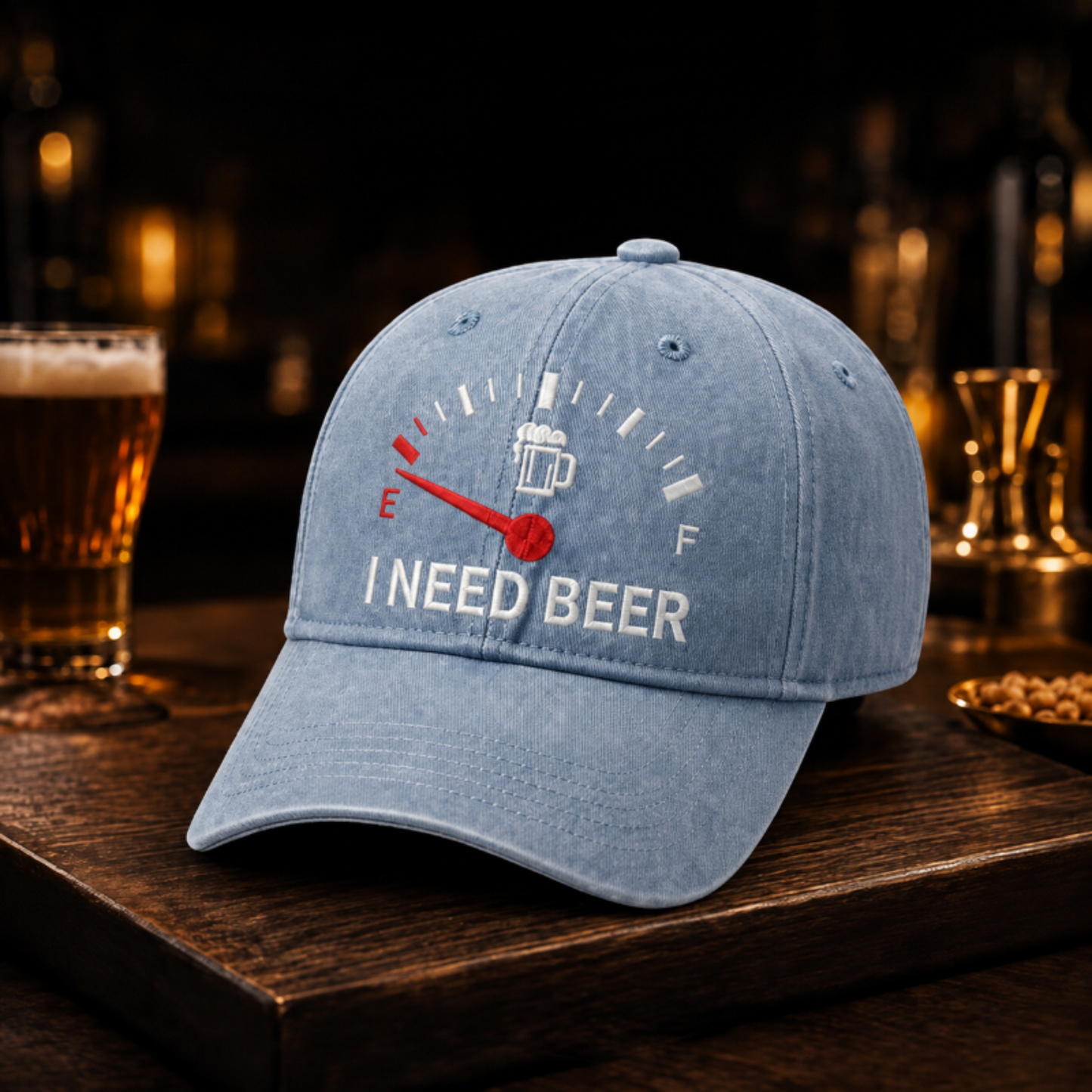 🔥LAST DAY 49% OFF - 🍺 ‘I NEED BEER’ embroidered baseball cap – Unisex memorial cap🧢