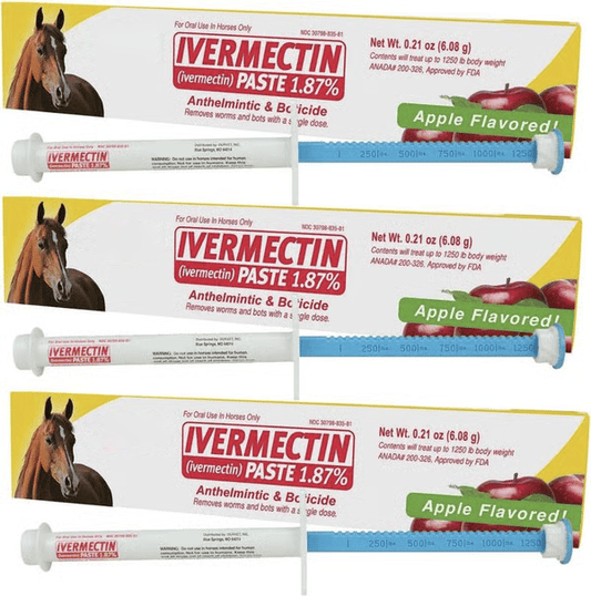 Ivermektin hästpasta 1,87% 6,08 g rö