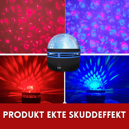 Fjärrkontrollprojektor för omgivningsljus med vattenrippel / Fjärrkontrollprojektor med vattenrippel