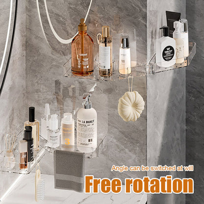 🛁 Roterande handfatställ med sugkopp - din förvaringsartefakt i badrummet! ✨