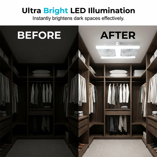 📢📢 ⏰Modern 2 az 1-ben LED mennyezeti ventilátor lámpával