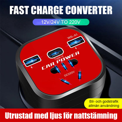 Multifunktionell Universalladdaromvandlare