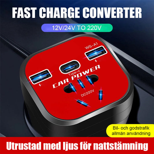 Multifunktionell Universalladdaromvandlare