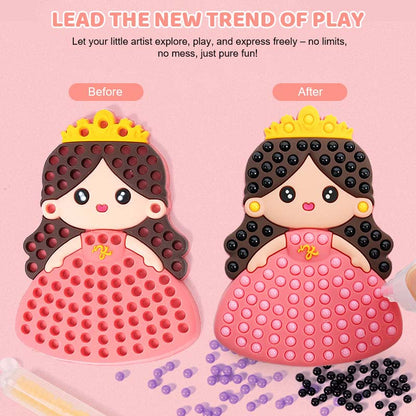 🎨 Dots and Beads Picture - Gnista kreativitet, forma unga sinnen! 🧠✨