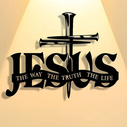 (🎁Sista dagen 49% rabatt)🔥Jesus & Cross Design Wall Art - ⌛Limiterad handgjord seri