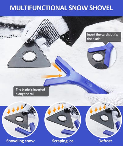 Bil snöskyffel
