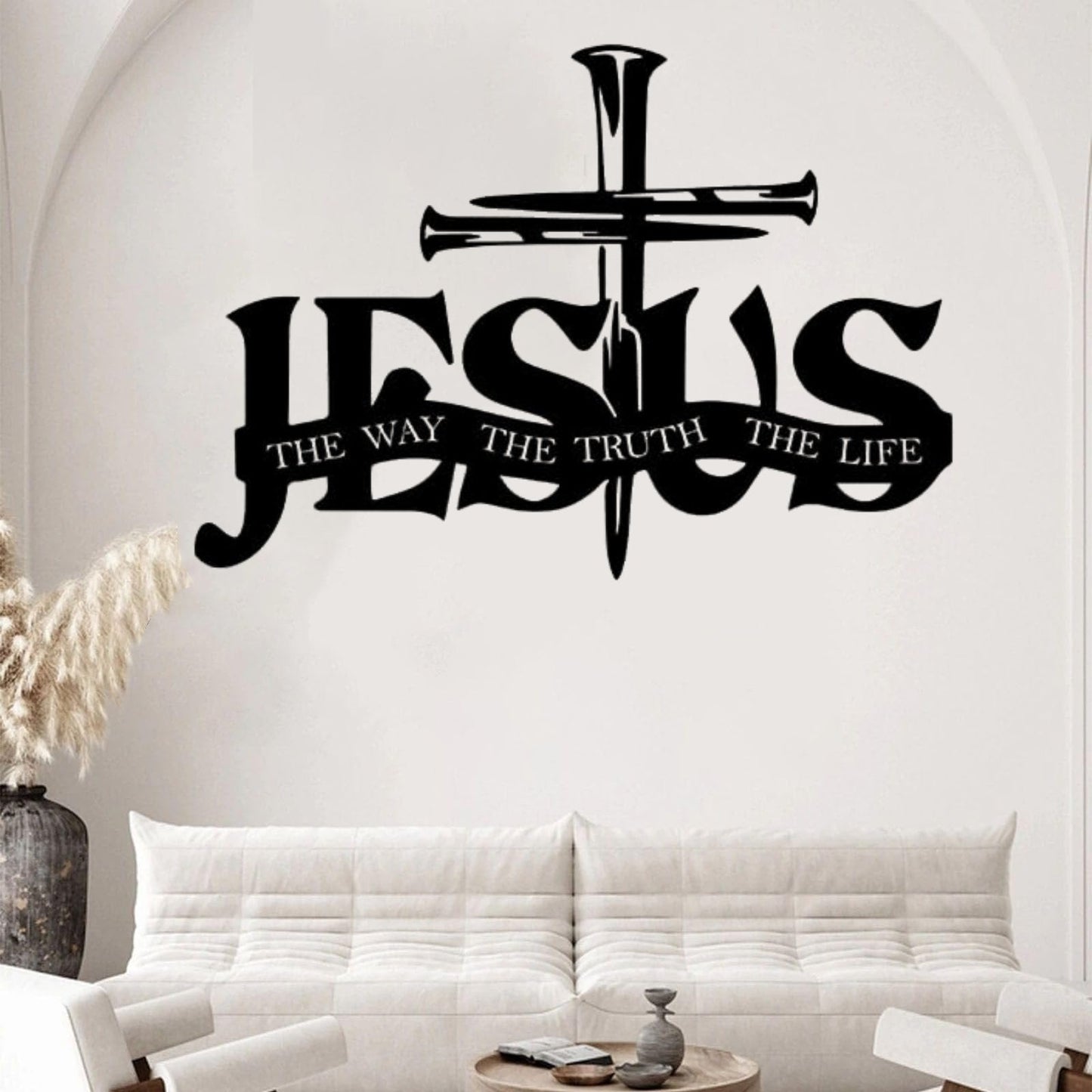 (🎁Sista dagen 49% rabatt)🔥Jesus & Cross Design Wall Art - ⌛Limiterad handgjord seri