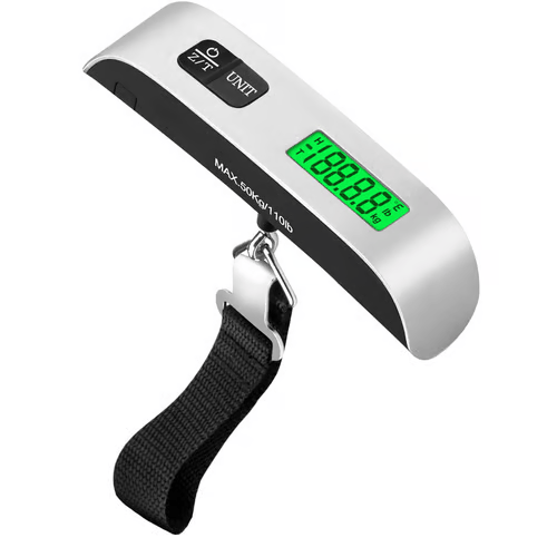 Portable digital luggage scale for accurate weighing