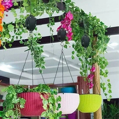 🌳 Utdragbar lyftkorg Trädgårdskrok