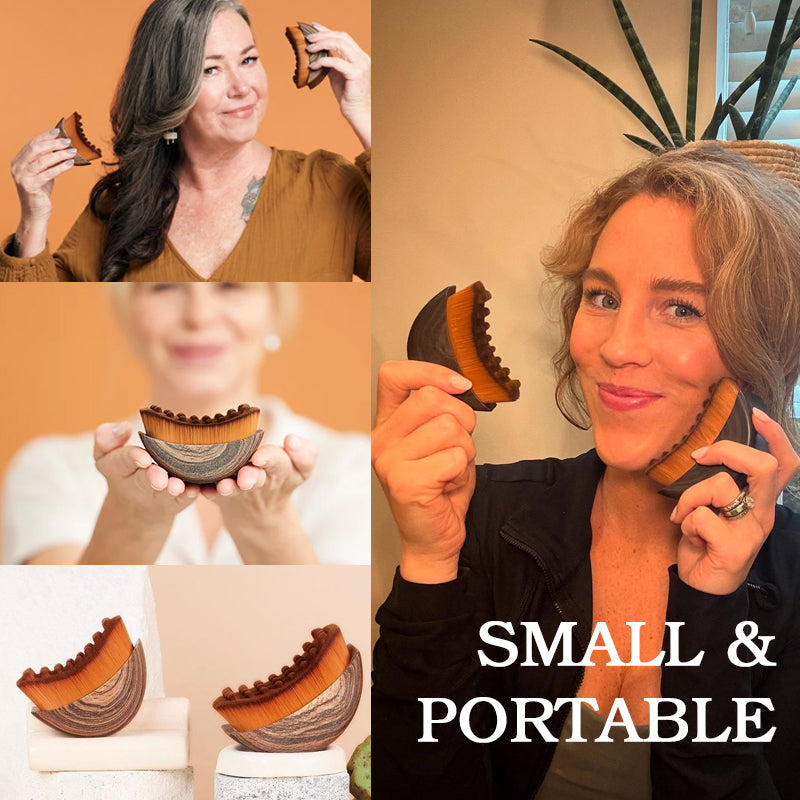 💆♀️ Lymphatic contour facial brush | Each brush shapes your contou