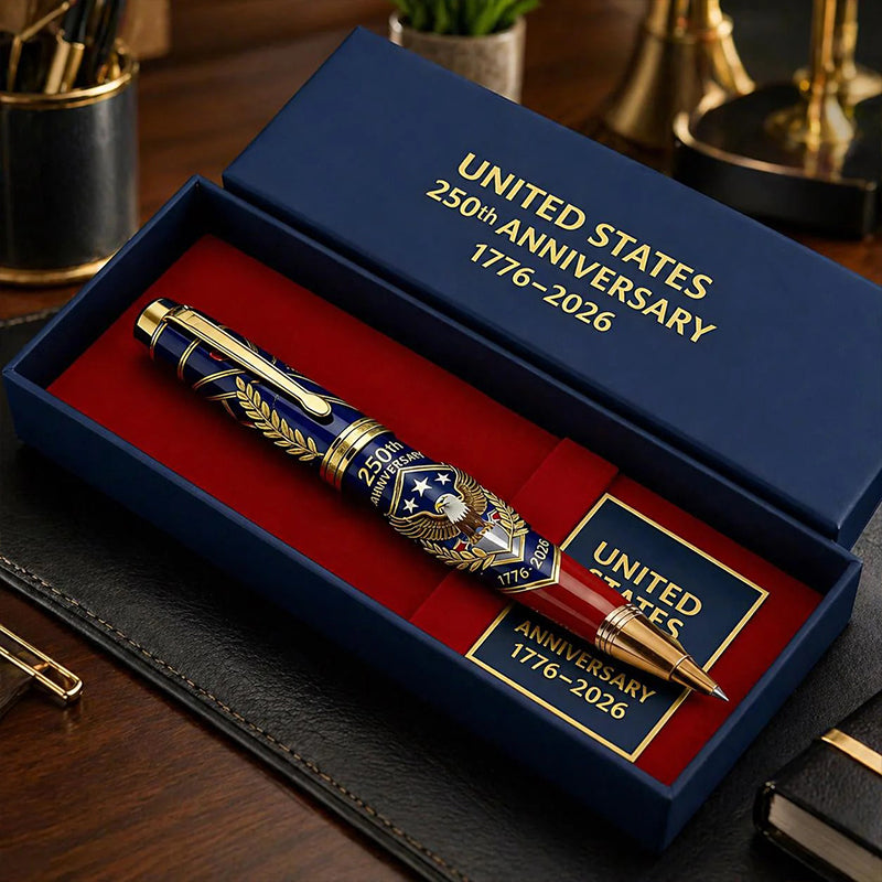 🎁Perfect For Any Patriot   — USA 250th Anniversary   Notebook & Pen Set, 1776–   2026 Patriotic Gift