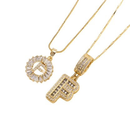 ⭐50% RABATT⭐Alfabetet Hängsmycke Halsband Set