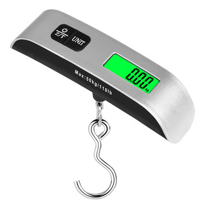 Portable digital luggage scale for accurate weighing