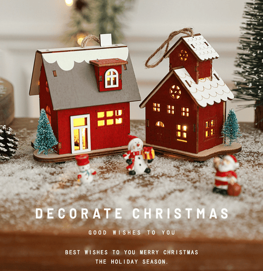 🏘️Glödande trähus🎄