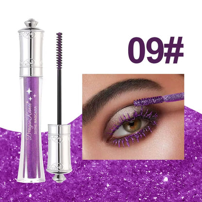 Glittrande Kristalldiamantfärgad Glittermascara