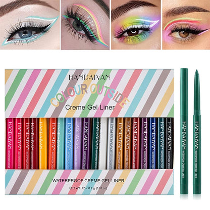 🔥🔥🔥🔥20 PCS färgade eyelinerpennor