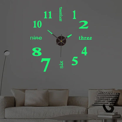 ⏰3D väggdekaler, dekorativa klockor/3D väggdekaler, dekorativa klockor