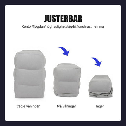 Justerbart Uppblåsbart Fotstöd I Tre Lager