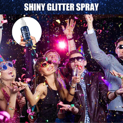 🔥Hot Sale💖Vattentät Glitter Spray Stage Fest Hår och kläder