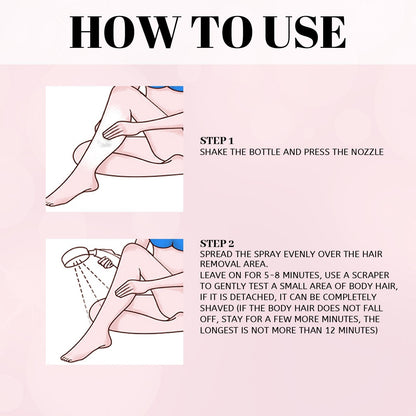 🔥🔥✨Smooth as Honey: Mousse Hair Removal Spray/Smooth as Honey: Mousse Hair Removal Spray