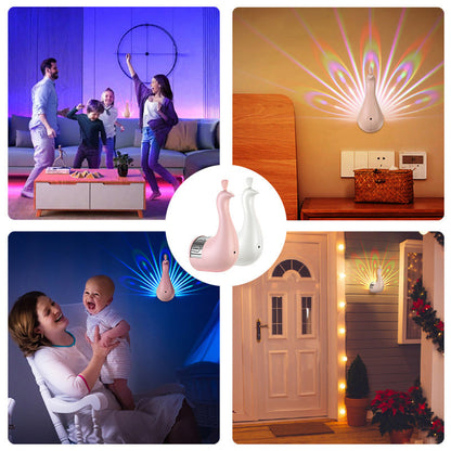 Påfågel projektorlampa