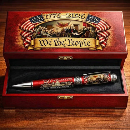 🎁Perfect For Any Patriot   — USA 250th Anniversary   Notebook & Pen Set, 1776–   2026 Patriotic Gift