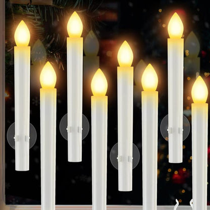 🎄 Julerbjudande 🔥 6 flammfria LED-fönsterljus