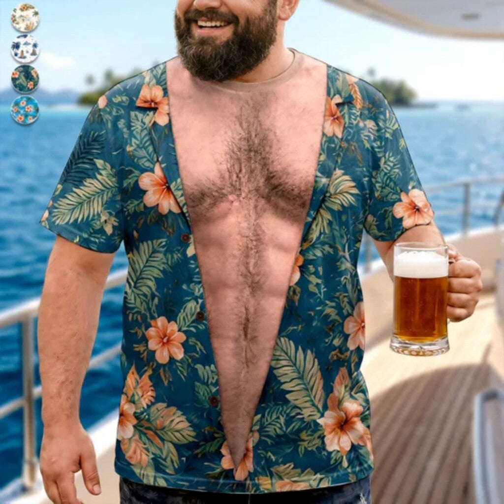 📢📢 50% off!! ⏰Funny men's T-shirt with muscle prin