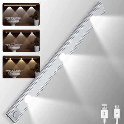 🔥 SISTA DAG 49% RABATT 💡 LED garderobslampa med rörelsesensor med TRE färgtemperaturer.