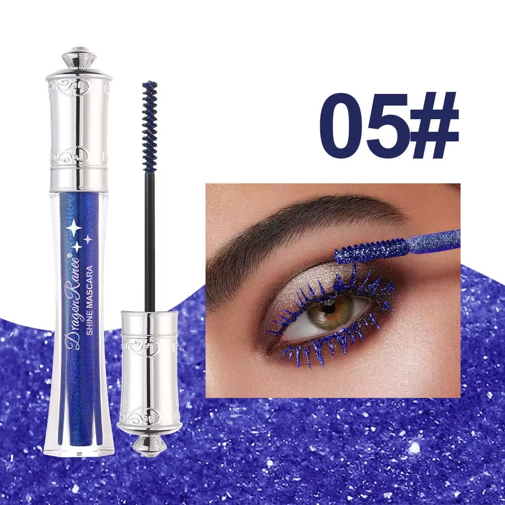 Glittrande Kristalldiamantfärgad Glittermascara