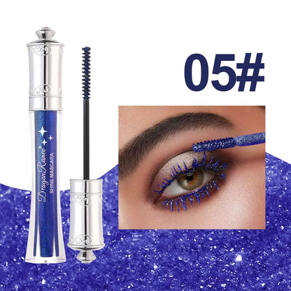 Glittrande Kristalldiamantfärgad Glittermascara