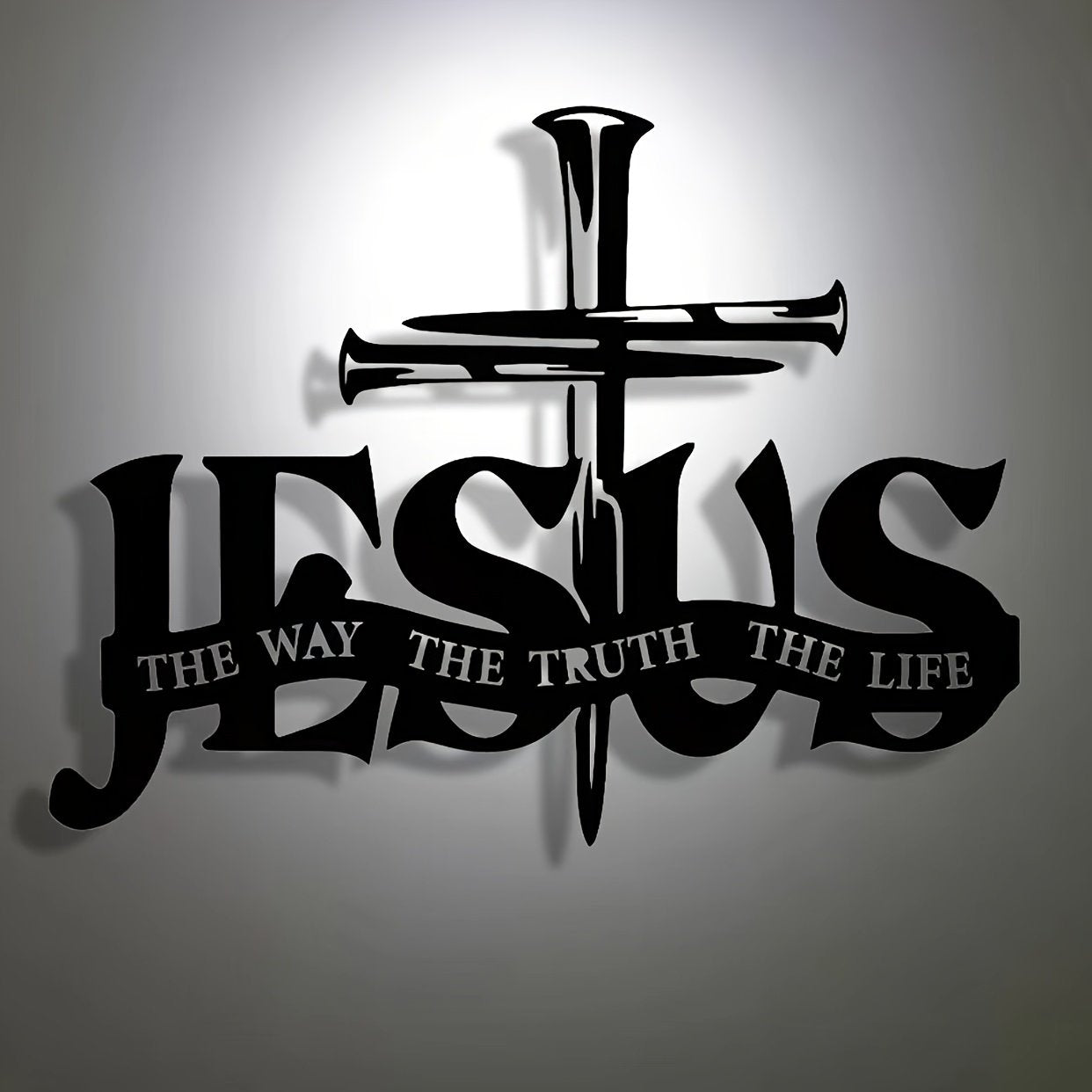 (🎁Sista dagen 49% rabatt)🔥Jesus & Cross Design Wall Art - ⌛Limiterad handgjord seri