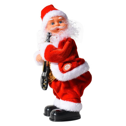 Elektrisk dansande musikalisk jultomte