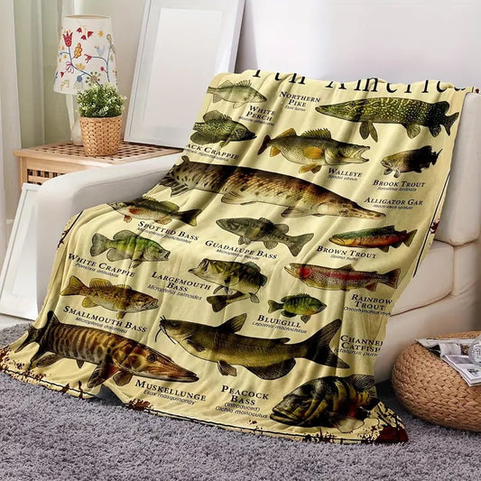 ⚡Sista dagen endast 19,99 dollar🎣Fiskeentusiasts Filtpresent