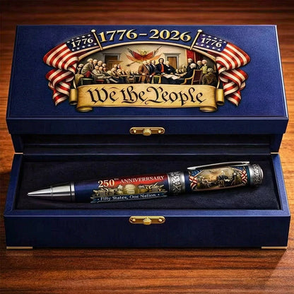 🎁Perfect For Any Patriot   — USA 250th Anniversary   Notebook & Pen Set, 1776–   2026 Patriotic Gift