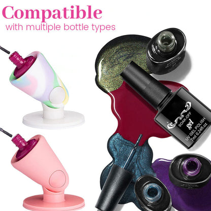 🌸 Bärbar nagellackhållare i silikon 🌸