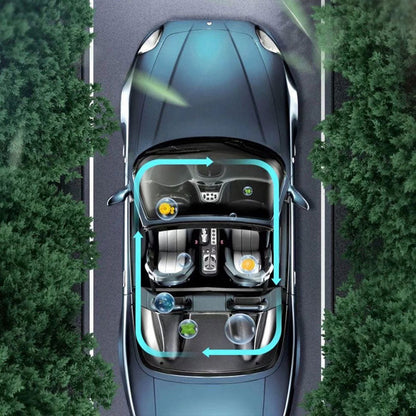 Solar Car Aromaterapi Air Combat Flygplansprydnad