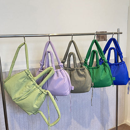 Dunsäck Nylon Dragsko Ryggsäck