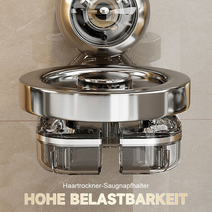 🛁 Stansfri sugkoppshållare för hårtork 🎉
