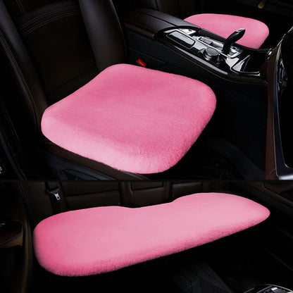 Bilstolsöverdrag 3 delar Universal varm fluffig sittdyna