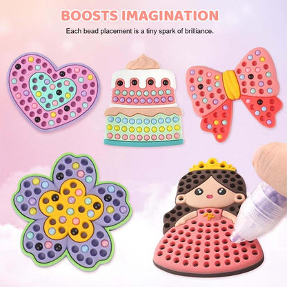 🎨 Dots and Beads Picture - Gnista kreativitet, forma unga sinnen! 🧠✨