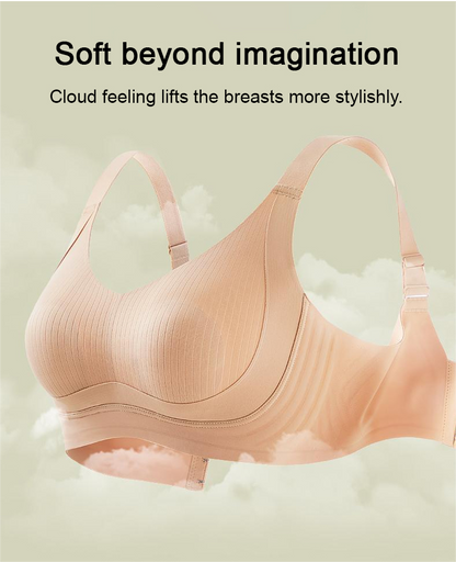 🎁Köp 2, få 1 gratis🔥🏆Trådlös, hudvänlig push-up-bh utan märken