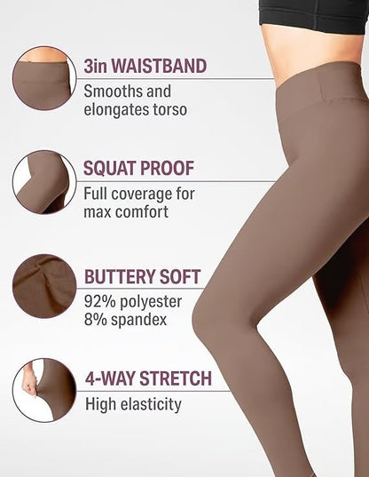 🎁Sista dagen 49 % rabatt🔥Hög midja, magkontroll och kroppsformande träningslegging