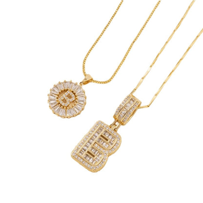 ⭐50% RABATT⭐Alfabetet Hängsmycke Halsband Set