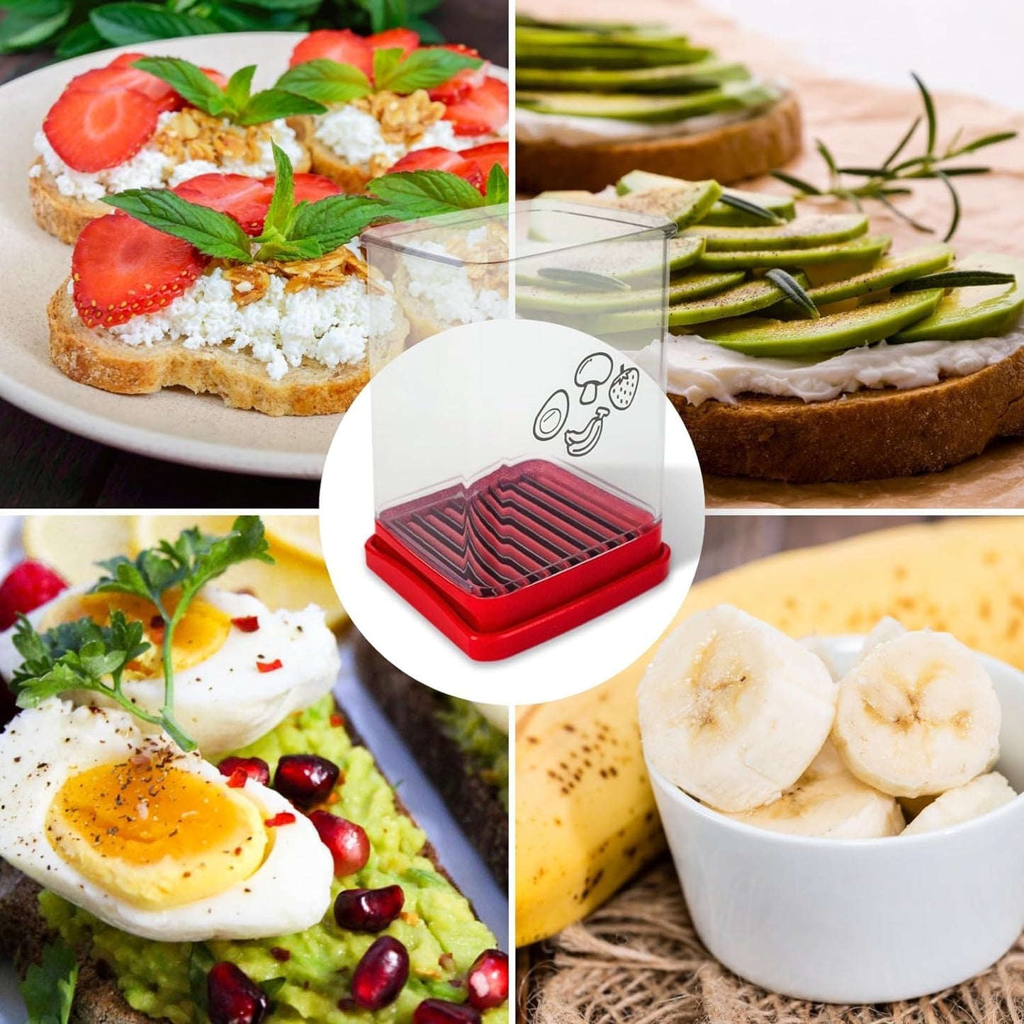 2025 Summer Hot Sale 49% OFF🔥Ny frukt- och grönsaksskärare