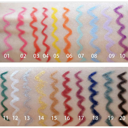 🔥🔥🔥🔥20 PCS färgade eyelinerpennor