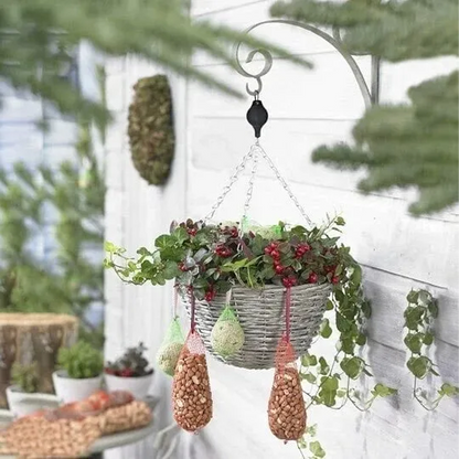 🌳 Utdragbar lyftkorg Trädgårdskrok
