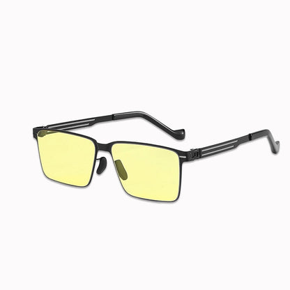 Fyrkantiga solglasögon för dag- och nattbruk